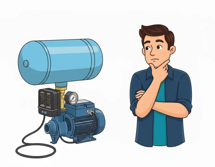 یکسره کار کردن پمپ آب